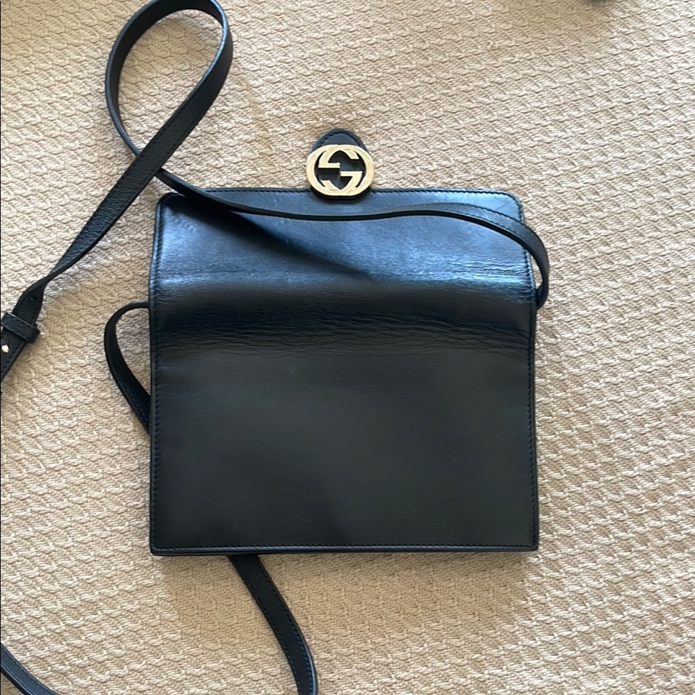 Gucci Black Leather Crossbody Bag - Picture 4 of 8